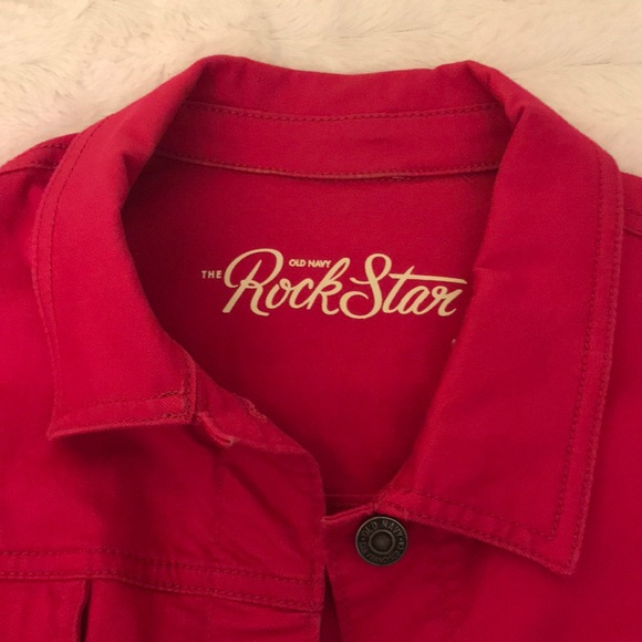 LIKE NEW Old Navy Hot Pink Canvas Layering Jacket - Picture 3 of 7